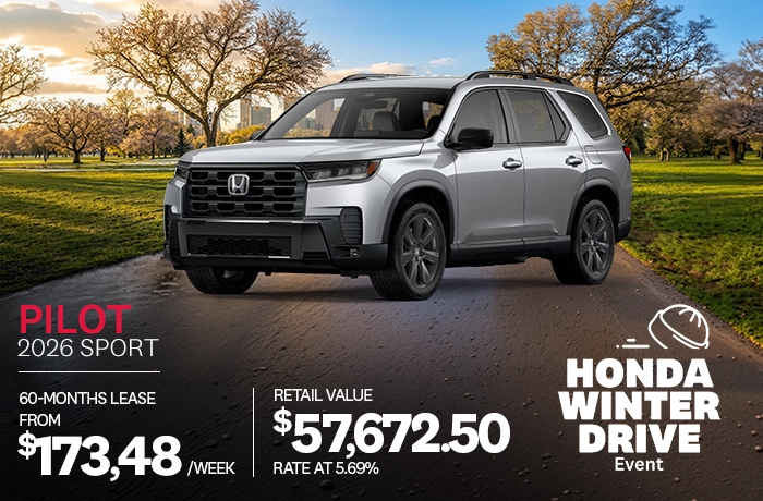 Bannière de Promotion Pilot Sport 2026