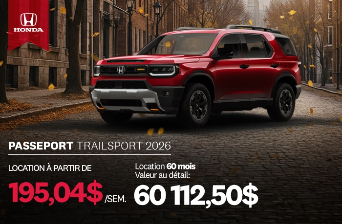 Bannière de Promotion Passport Trailsport 2026