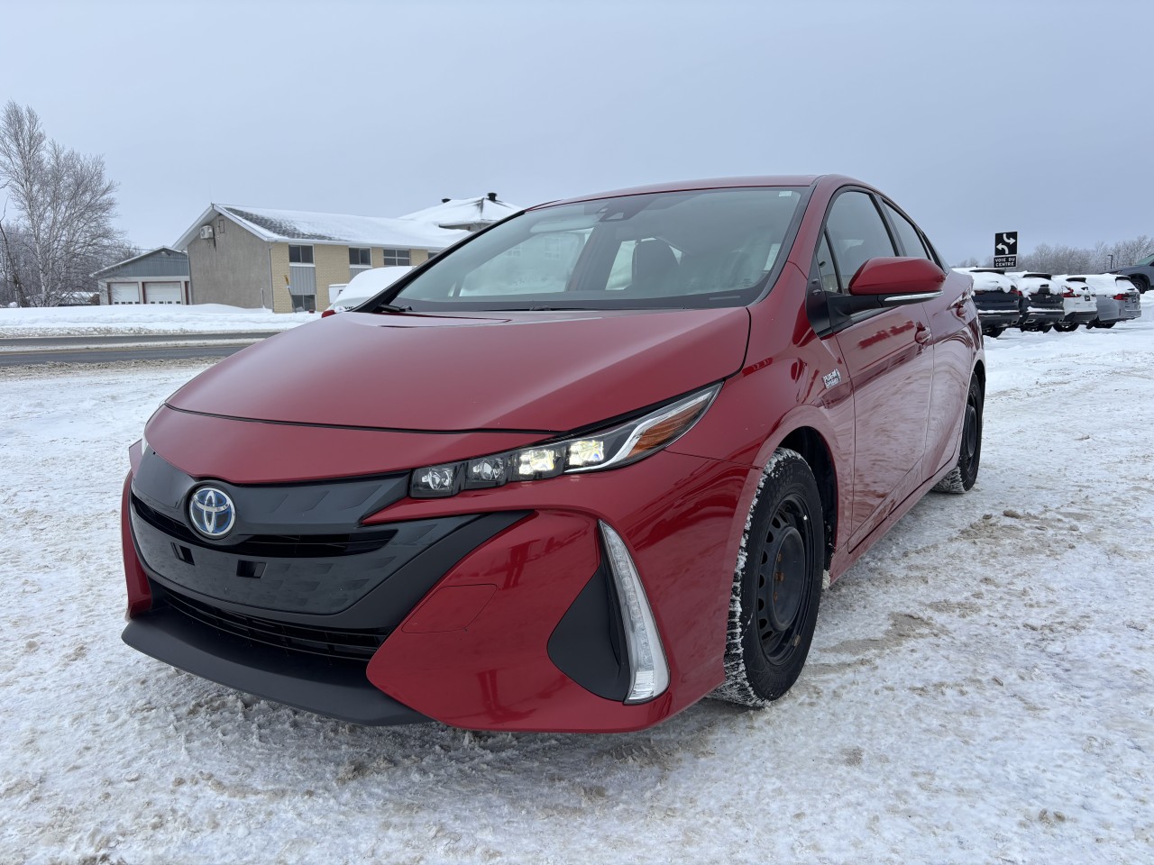 Vue latérale Prius Prime